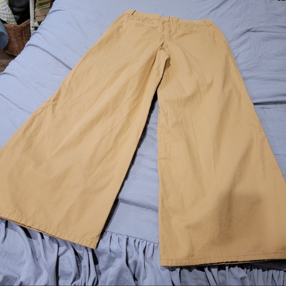 Urban Outfitters Laura Wide Leg Pleated Trouser Pants Women's SZ 6 Cotton casual - Picture 4 of 12